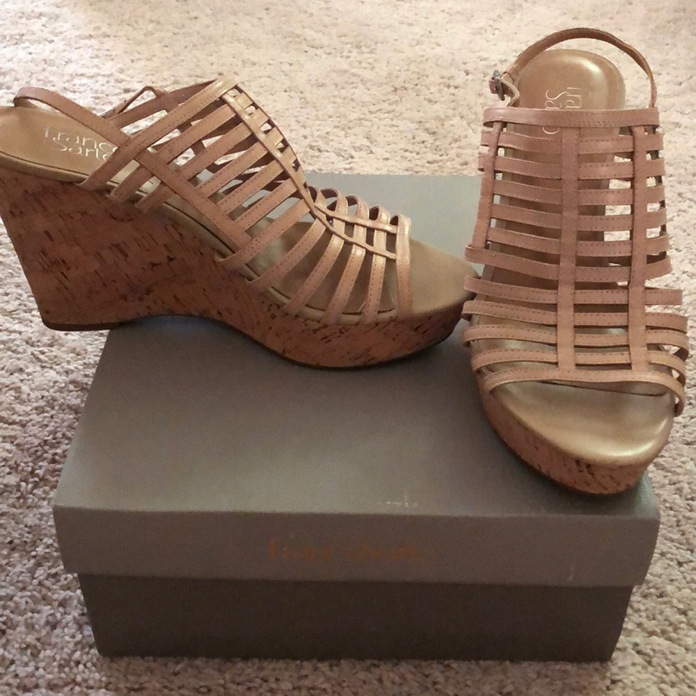 Franco Sarto Sandra Wedges size 10 like new
